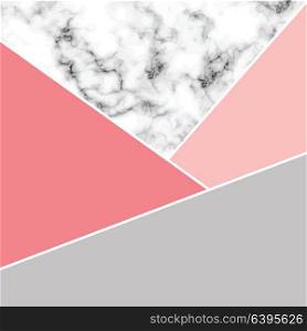 Vector marble texture design with white geometric lines, black and white marbling surface, modern luxurious background, vector illustration