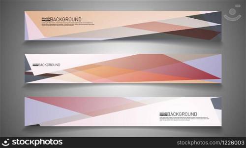 Vector material design banner background. Abstract creative concept graphic layout template.