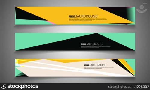 Vector material design banner background. Abstract creative concept graphic layout template.