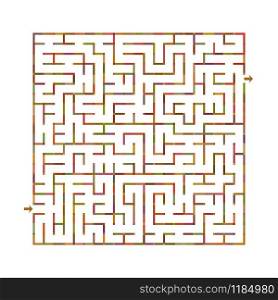 Vector maze labyrinth on white background. Vector maze labyrinth on white