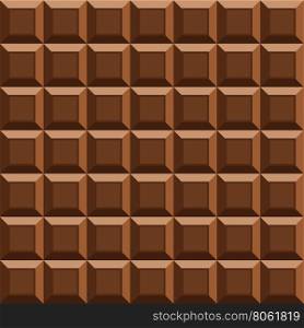 Vector milk tile chocolate seamless background. Vector milk tile chocolate seamless background. Seamless pattern with chocolate texture