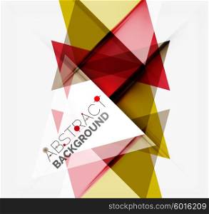 Vector minimalistic geometric background with multicolored elements, straight lines and shapes, light and shadow effects. Business identity design
