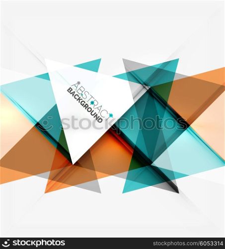 Vector minimalistic geometric background with multicolored elements, straight lines and shapes, light and shadow effects. Business identity design