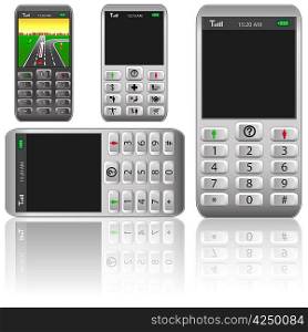Vector mobile phones,original design