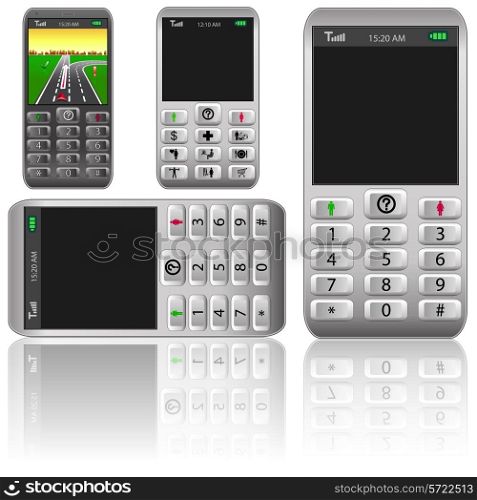 Vector mobile phones,original design