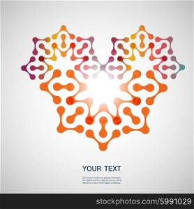 Vector modern abstract technology color pattern, eps.