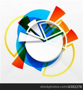 Vector modern colorful charts design