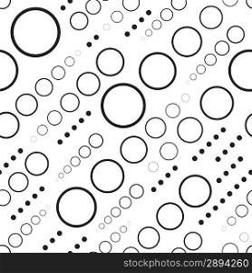 Vector Monochrome Abstract Seamless Background