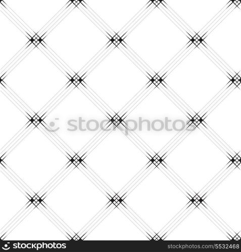 Vector Monochrome Seamless Line Background