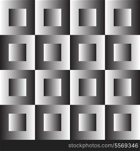Vector Monochrome Seamless Square Background