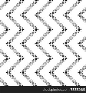 Vector Monochrome Seamless Squares Pattern