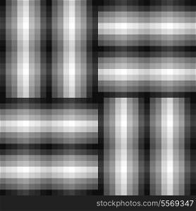 Vector Monochrome Seamless Squares Pattern