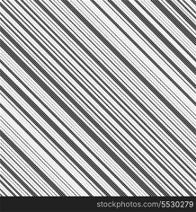 Vector Monochrome Seamless Stripe Pattern