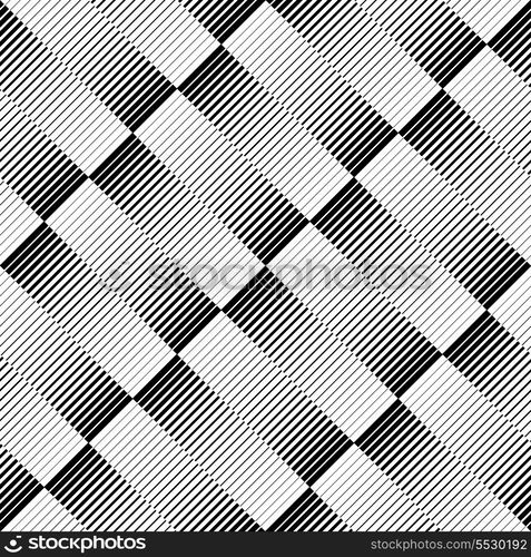 Vector Monochrome Seamless Tech Pattern