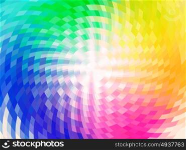 vector mosaic tiles. vector composition with grid, tiles, gradient effect