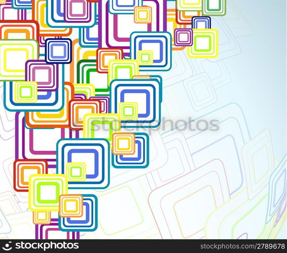 Vector multicolor abstract background
