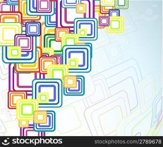 Vector multicolor abstract background