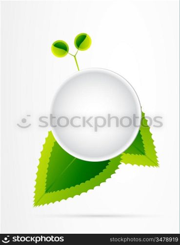 Vector nature abstract circle background