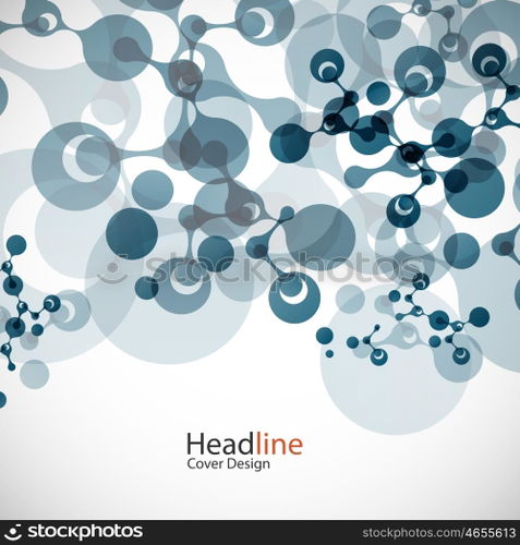Vector network background. Vector network background.