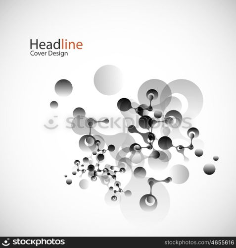 Vector network background. Vector network background.