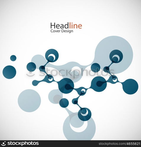 Vector network background. Vector network background.