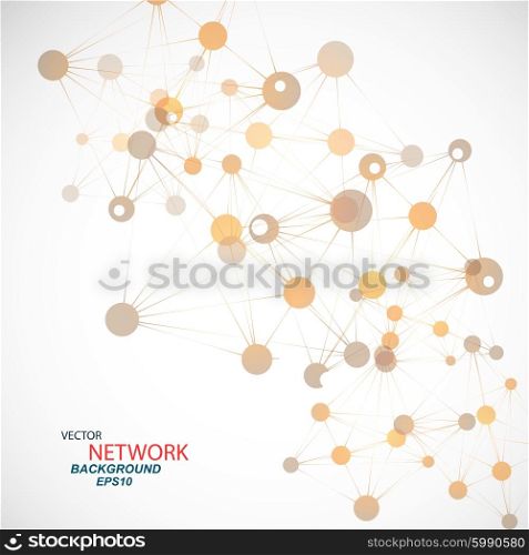 Vector network connection and DNA eps 10.. Vector network connection and DNA eps 10