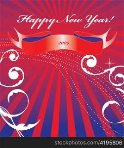 vector new year greeting card