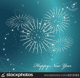 vector new year greeting card