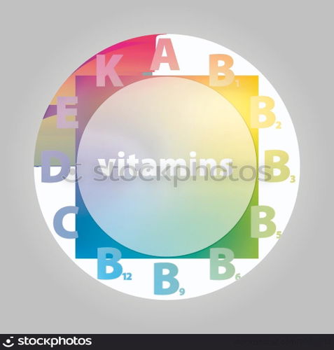 vector notation vitamins