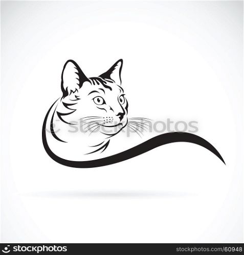 Vector of a cat design on white background. Pet Animal.
