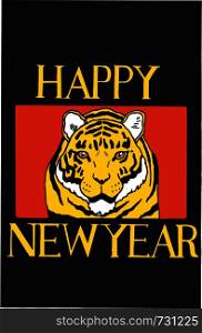 Vector of chinese new year of the tiger