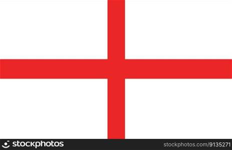 vector of england flag