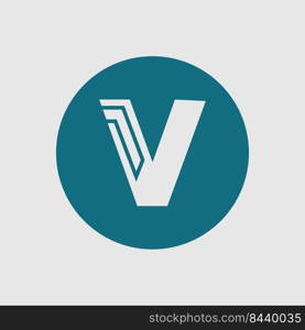 vector of Letter V Business  logo design template