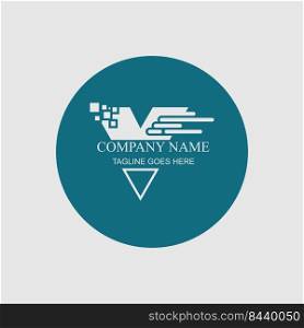 vector of Letter V Business  logo design template