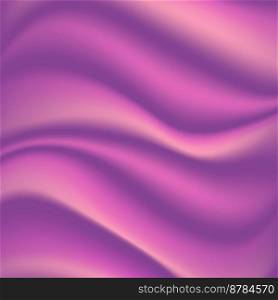 Vector of purple silk fabric background. Background drapery delicate purple silk and feathers. Vector illustration