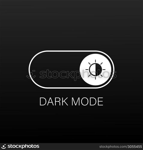 Vector On Off Switch. Dark and Light Mode Switcher, Web Design, Animation. Light and Dark Buttons. Vector On Off Switch. Dark and Light Mode Switcher, Web Design, Animation. Light and Dark Buttons.