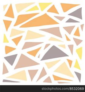 Vector orange and grey colors various abstract triangle shapes. Cute geometric nursery clipart. Hand drawn doodle illustration. Perfect for textile print, baby shower, birthday party. Vector orange and grey colors various abstract triangle shapes. Cute geometric nursery clipart. Hand drawn doodle illustration. Perfect for textile print, baby shower, birthday party, packaging design