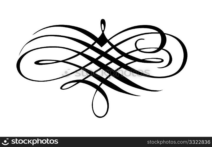 vector ornament on white background