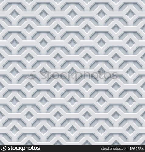 Vector paper cut geometric modern background. Trendy craft style illustration. 3d effect imitation. Vector paper cut geometric modern background.