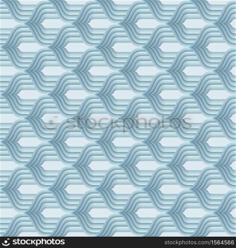 Vector paper cut geometric modern background. Trendy craft style illustration. 3d effect imitation. Vector paper cut geometric modern background