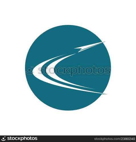 vector Paper Plane  logo illustration design