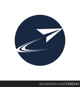 vector Paper Plane  logo illustration design