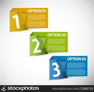 Vector Paper Progress cards / product choice or versions