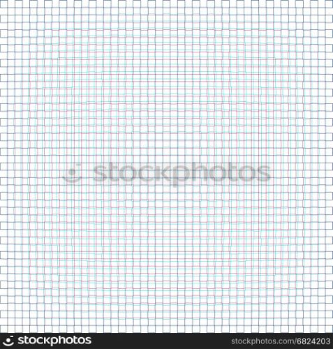 vector parametric design anaglif square net white background decoration backdrop