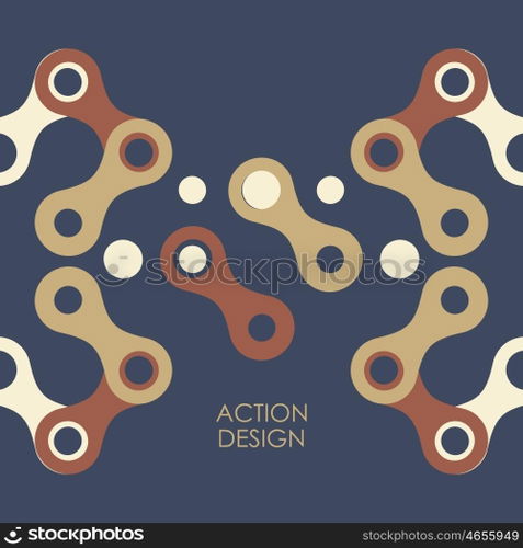 Vector pattern with abstract figures. Vector pattern with abstract figures.