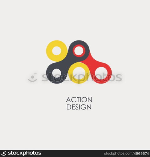 Vector pattern with abstract figures. Vector pattern with abstract figures.