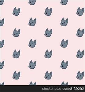 Vector pattern with bats on pastel background. . Vector pattern with bats 
