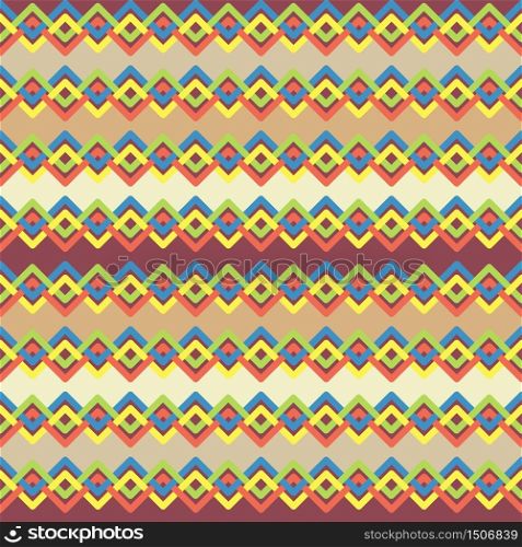 Vector pattern with colorful abstract lines. Interwined stripes.