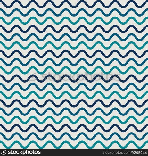 Vector pattern with lines and waves