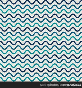 Vector pattern with lines and waves